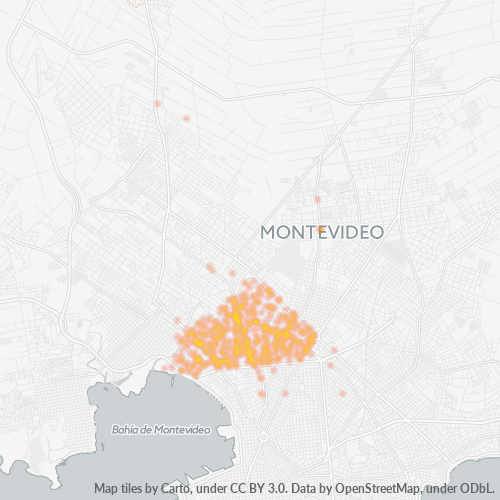 Dami ng Negosyo sa Postal Code 11700 - Departamento de Montevideo