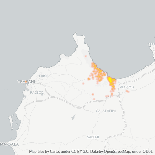Dami ng Negosyo sa Postal Code 91014 - Trapani, Sicilia