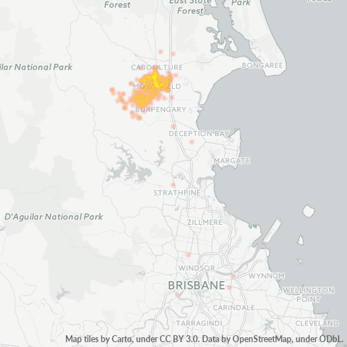 Dami ng Negosyo sa Postal Code 4506 - Moorina, Queensland