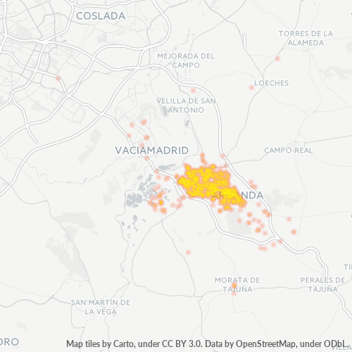 Dami ng Negosyo sa Postal Code 28500 - Espanya