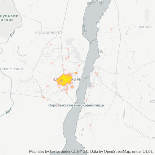 Dami ng Negosyo sa Postal Code 394030 - Voronezh, Voronezh Oblast