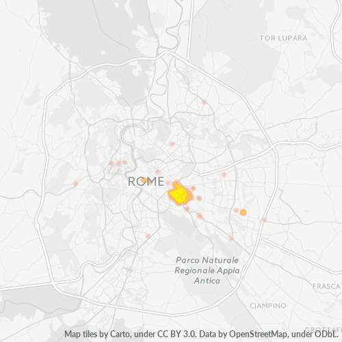 Dami ng Negosyo sa Postal Code 00182 - Roma, Lazio