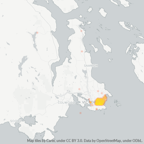 Dami ng Negosyo sa Postal Code V8R - Victoria, British Columbia