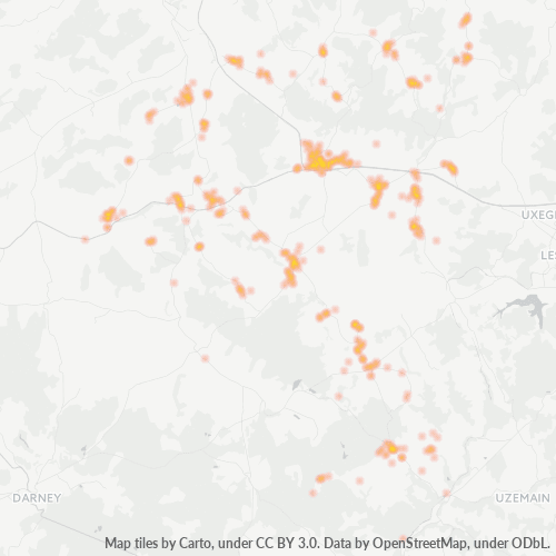 Dami ng Negosyo sa Postal Code 88270 - Pransiya