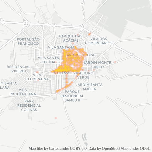 Dami ng Negosyo sa Postal Code 19814-000 - Assis, São Paulo
