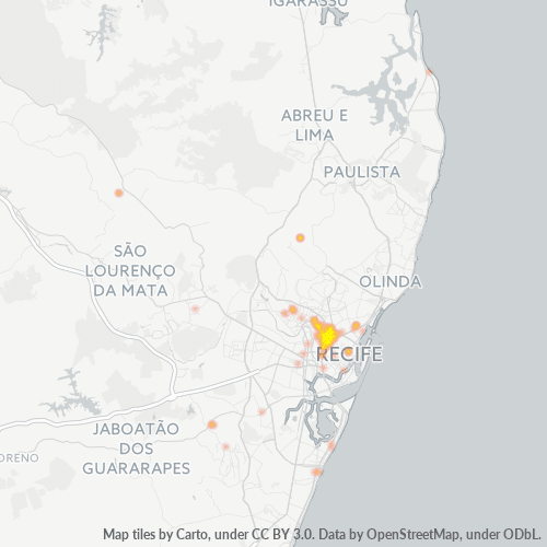 Dami ng Negosyo sa Postal Code 52020-000 - Recife, Pernambuco