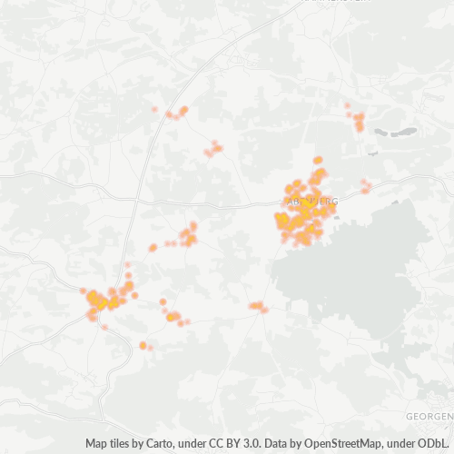 Business Concentration in Postal Code 91183 - Abenberg, Bavaria