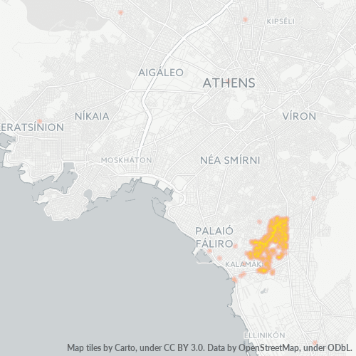 Dami ng Negosyo sa Postal Code 174 56 - Alimos, Attica