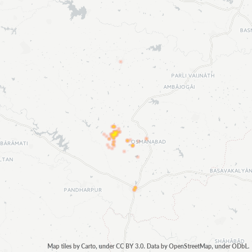 Bedrijfsconcentratie in Postcode 413401 - Maharashtra