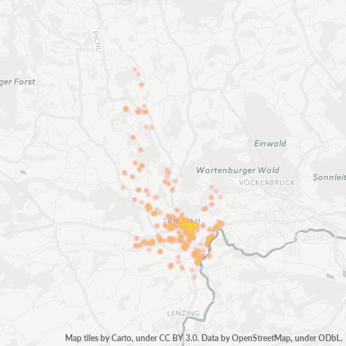Dami ng Negosyo sa Postal Code 4850 - Timelkam, Mataas na Austria