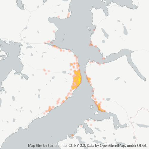 Dami ng Negosyo sa Postal Code 8400 - Sortland, Nordland Fylke