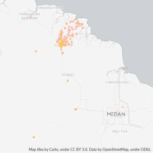 Dami ng Negosyo sa Postal Code 20853 - Sumatera Utara