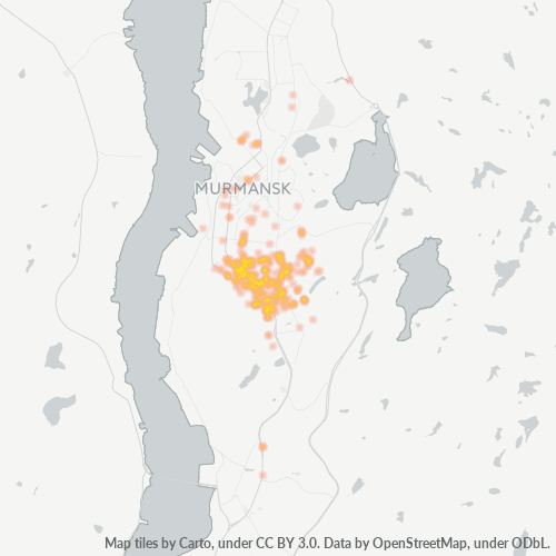 Dami ng Negosyo sa Postal Code 183032 - Murmansk Oblast