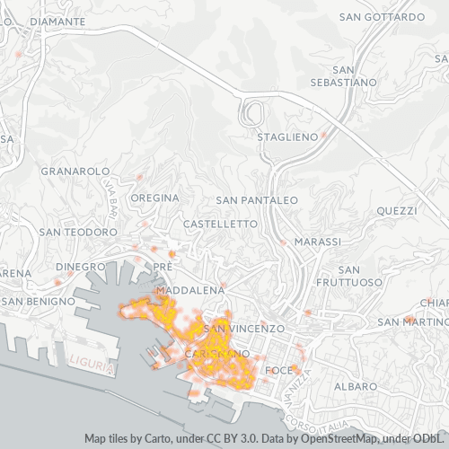 Dami ng Negosyo sa Postal Code 16128 - Genoa, Liguria