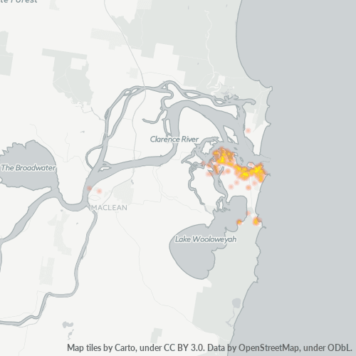 Dami ng Negosyo sa Postal Code 2464 - Yamba, New South Wales
