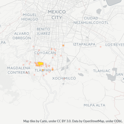 Dami ng Negosyo sa Postal Code 14030 - Lungsod ng Mehiko