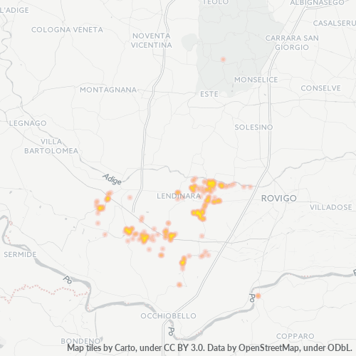 Dami ng Negosyo sa Postal Code 45020 - Canda, Veneto