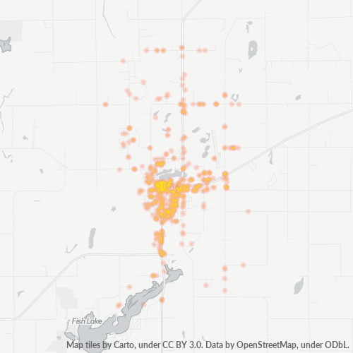 Mkusanyiko wa Biashara katika Posta 55051 - Mora, Minnesota