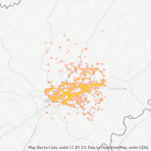 Mkusanyiko wa Biashara katika Posta 37745 - Greeneville, Tennessee