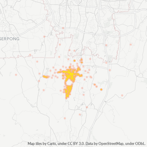 Dami ng Negosyo sa Postal Code 16436 - Depok, Kanlurang Java