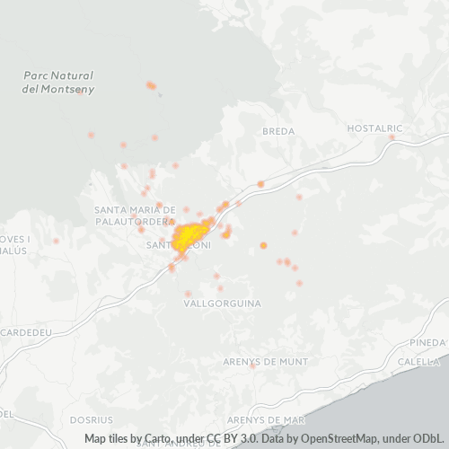 Dami ng Negosyo sa Postal Code 08470 - Sant Celoni, Katalunya