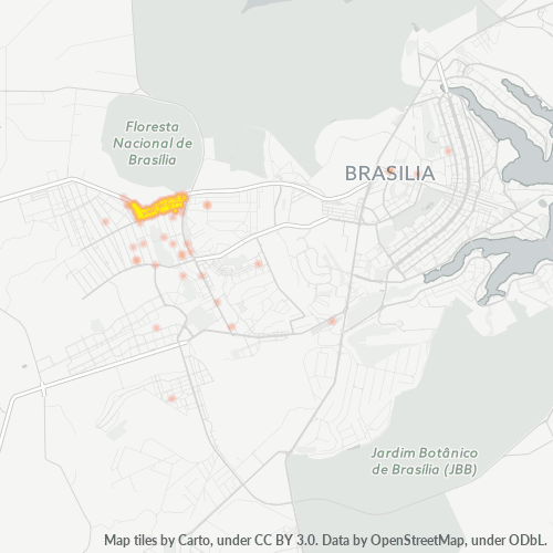 Dami ng Negosyo sa Postal Code 72130-000 - Brazil