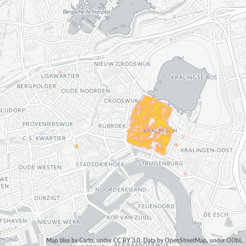 Dami ng Negosyo sa Postal Code 3061 - Rotterdam, Provincie Zuid-Holland