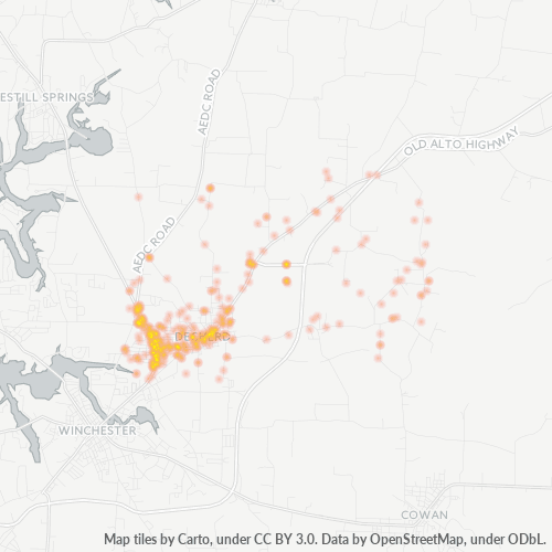 Mkusanyiko wa Biashara katika Posta 37324 - Decherd, Tennessee