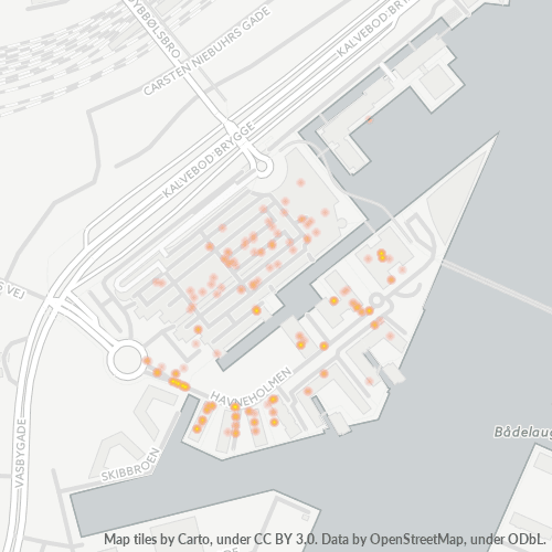 Dami ng Negosyo sa Postal Code 1561 - Copenhague, Region Hovedstaden