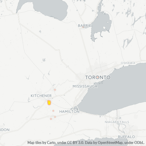 Dami ng Negosyo sa Postal Code N1S - Cambridge, Ontario