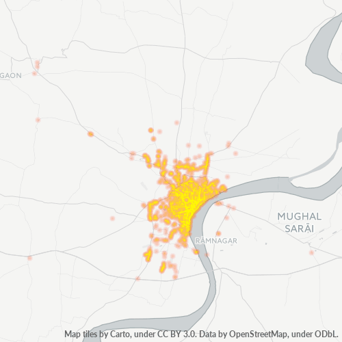 Dami ng Negosyo sa Postal Code 221001 - Varanasi, Uttar Pradesh
