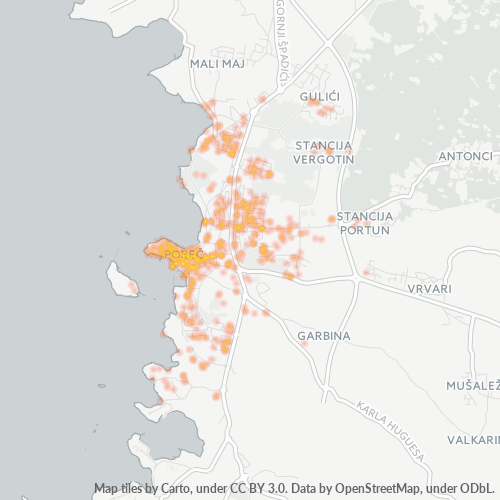 Dami ng Negosyo sa Postal Code 52440 - Tar, Istarska Županija