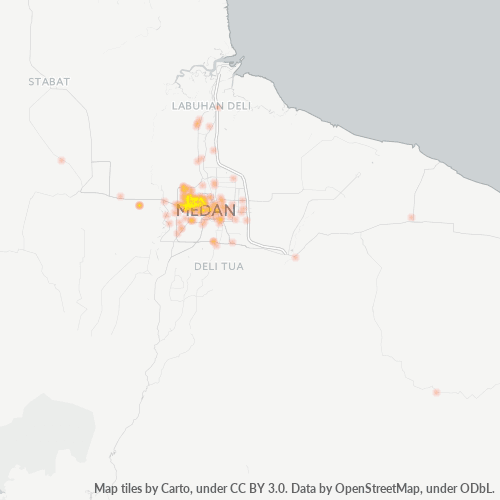 Dami ng Negosyo sa Postal Code 20118 - Medan, Sumatera Utara