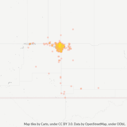 Bedrijfsconcentratie in Postcode R6W - Winkler, Manitoba