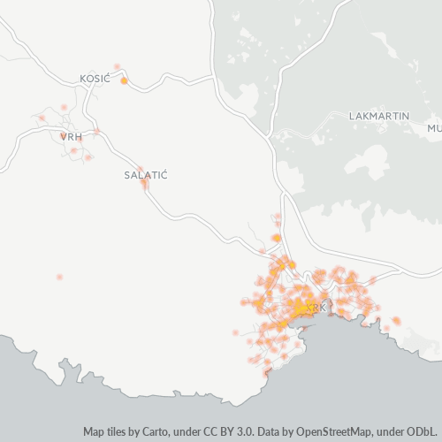 Dami ng Negosyo sa Postal Code 51500 - Punat, Primorsko-Goranska Županija