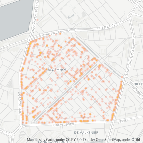 Dami ng Negosyo sa Postal Code 3073 - Rotterdam, Provincie Zuid-Holland