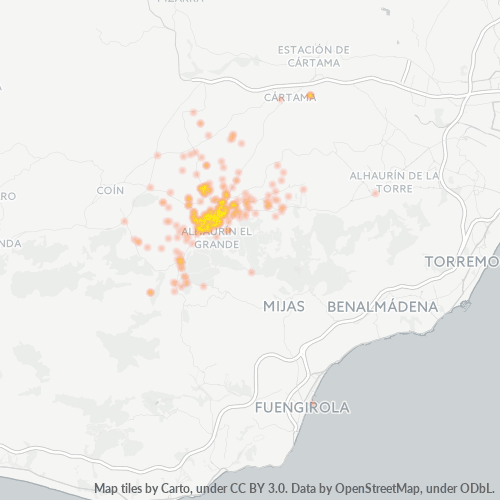 Dami ng Negosyo sa Postal Code 29120 - Espanya