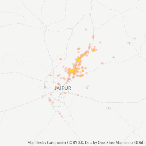 Concentration d'activités en/à/au/aux Code Postal 302028 - Rajasthan
