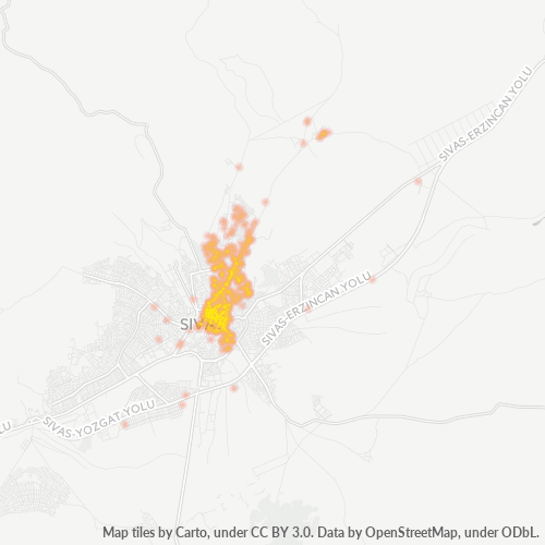 Dami ng Negosyo sa Postal Code 58050 - Sivas, Sivas Province