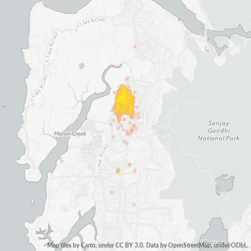 Bedrijfsconcentratie in Postcode 400103 - Bombay, Maharashtra