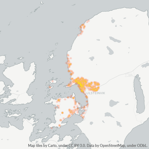 Mkusanyiko wa Biashara katika Posta 6065 - Ulsteinvik, Møre og Romsdal