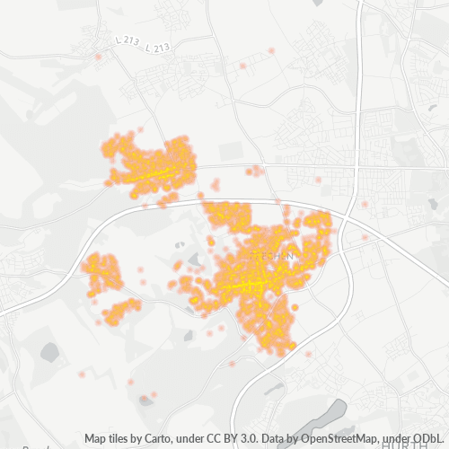 Konsentrasi Perniagaan di Poskod 50226 - Frechen, North Rhine-Westphalia