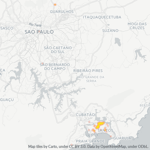 Dami ng Negosyo sa Postal Code 11085-000 - Santos, São Paulo