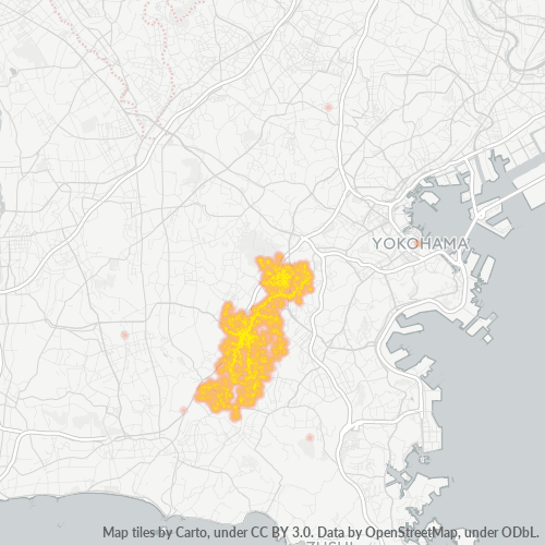 Bedrijfsconcentratie in Postcode 244 - Kanagawa (prefectuur)