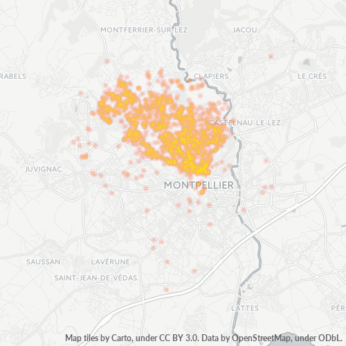 Dami ng Negosyo sa Postal Code 34090 - Montpellier, Languedoc-Roussillon