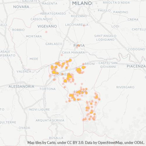 Dami ng Negosyo sa Postal Code 27050 - Pavia, Lombardy