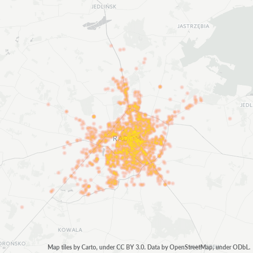 Dami ng Negosyo sa Postal Code 26-600 - Radom, Województwo Mazowieckie