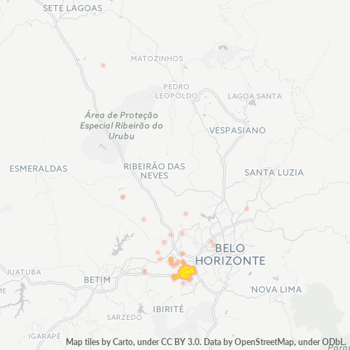 Dami ng Negosyo sa Postal Code 32210-000 - Contagem, Minas Gerais