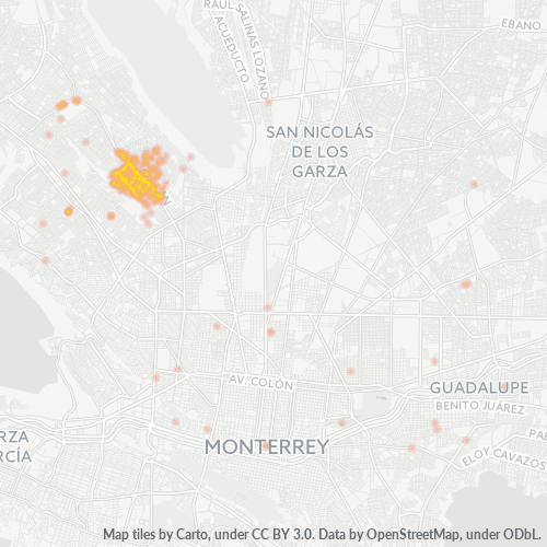 Dami ng Negosyo sa Postal Code 64140 - Monterrey, Nuevo León