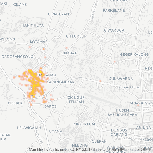 Dami ng Negosyo sa Postal Code 40521 - Cimahi, Kanlurang Java
